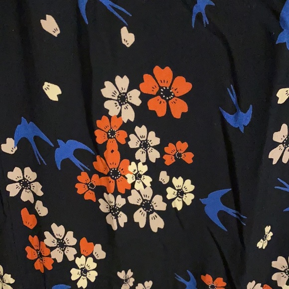 Mid-length Navy & Floral Dress - Picture 6 of 6